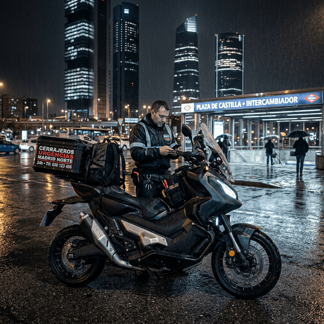 Cerrajería en Plaza Castilla